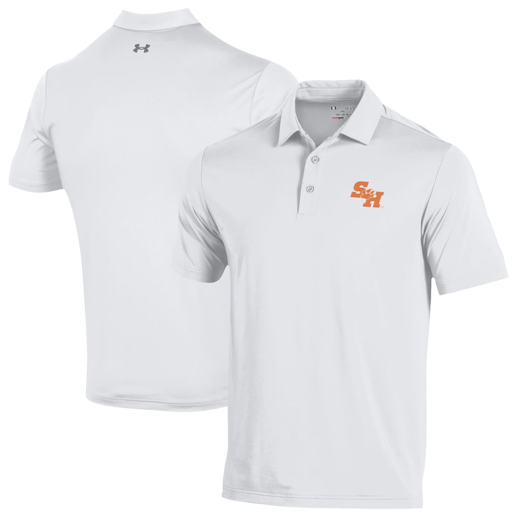  Sam Houston State Bearkats Under Armour Performance Playoff Polo - White